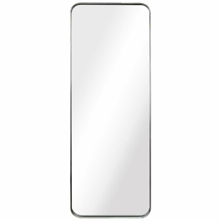 EMPIRE ART DIRECT Ultra Polished Silver Stainless Steel rectangular Wall Mirror PSM-30503-1848